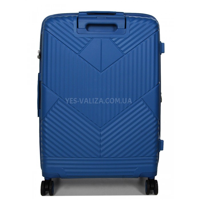 Чемодан средний M полипропилен синий 67х46х26(+5)см/77л/4кг/Airtex 639, фото 3