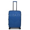 Валіза середня M поліпропілен синя 67х46х26(+5)см/77л/4кг/Airtex 639, фото 11