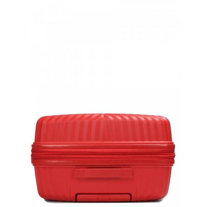 Чемодан средний M полипропилен красный 67х46х26+5см/77л/4кг/Airtex 639, фото 6