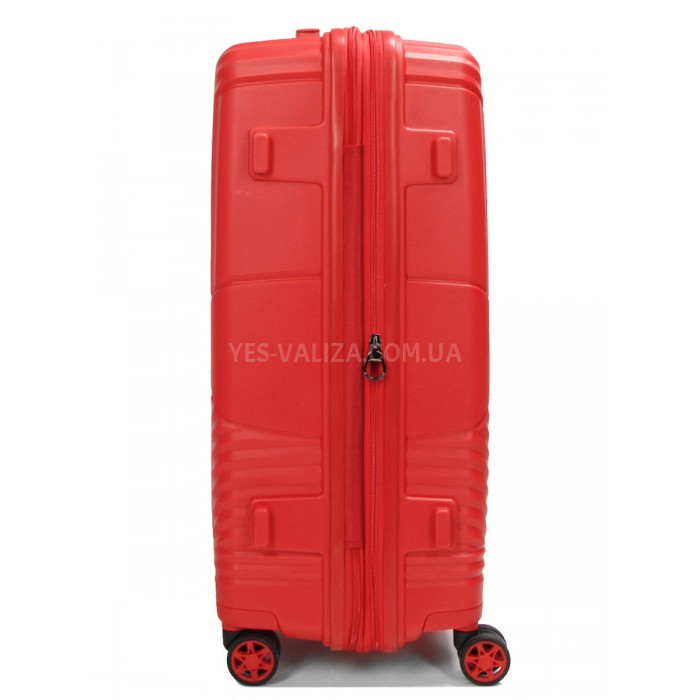 Чемодан средний M полипропилен красный 67х46х26+5см/77л/4кг/Airtex 639, фото 5