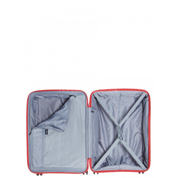 Валіза середня M поліпропілен червона 67х46х26+5см/77л/4кг/Airtex 639, фото 10