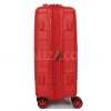 Чемодан ручная кладь полипропилен красный 55х40х20+5/44л/3кг/Airtex639, фото 15