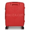 Валіза ручна поклажа поліпропілен червона 55х40х20+5/44л/3кг/Airtex639, фото 13