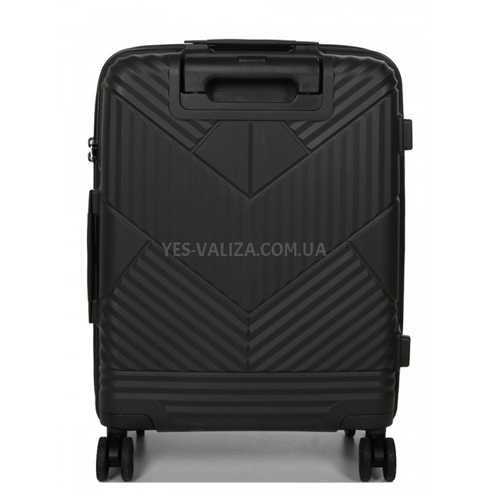 Чемодан ручная кладь S полипропилен серый 55х40х20+5/44л/3кг/Airtex639, фото 3