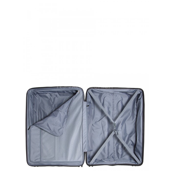 Чемодан ручная кладь S полипропилен серый 55х40х20+5/44л/3кг/Airtex639, фото 10