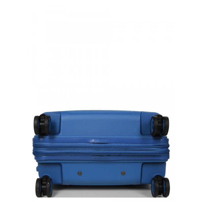 Чемодан ручная кладь S полипропилен синий 55х40х20+5/44л/3кг/Airtex639, фото 7