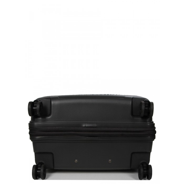 Чемодан средний M полипропилен серый 67х46х26(+5)см/77л/4кг/Airtex 639, фото 7