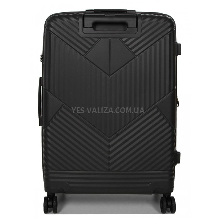 Чемодан средний M полипропилен серый 67х46х26(+5)см/77л/4кг/Airtex 639, фото 3