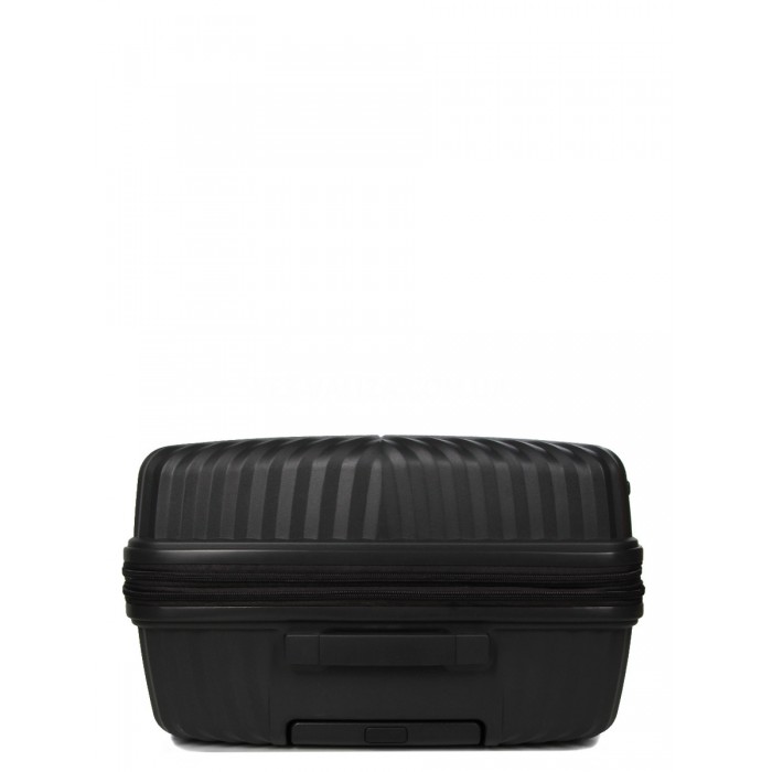 Чемодан средний M полипропилен серый 67х46х26(+5)см/77л/4кг/Airtex 639, фото 6