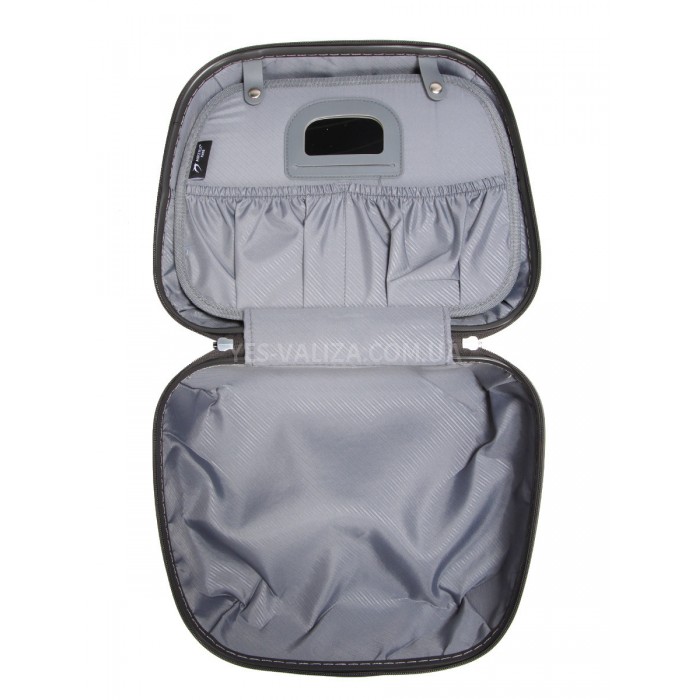 Кейс(ручная кладь) полипропилен серый 37х31х17/15л/1.1кг/Airtex 639, фото 8