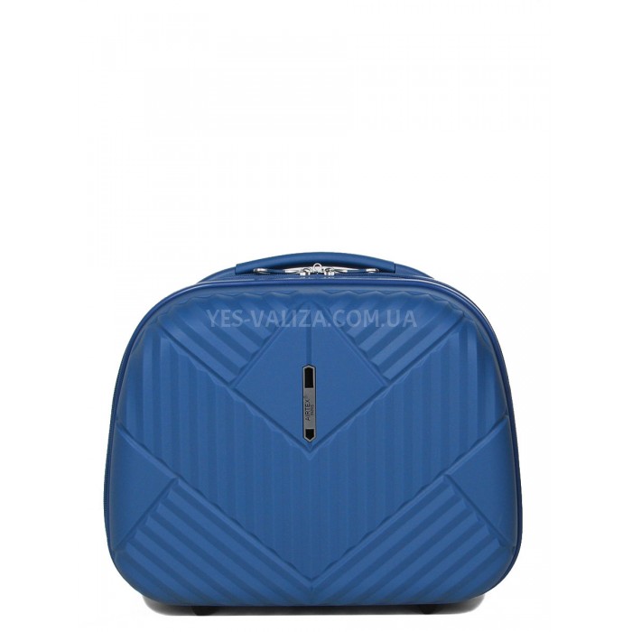 Кейс(ручна поклажа) поліпропілен синій 37х31х17/15л/1.1кг/Airtex 639, фото 2