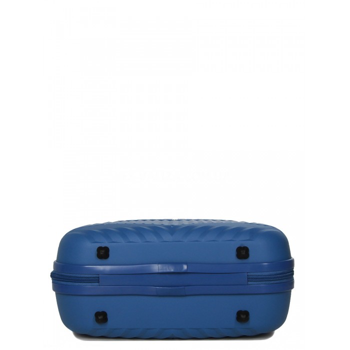 Кейс(ручна поклажа) поліпропілен синій 37х31х17/15л/1.1кг/Airtex 639, фото 7