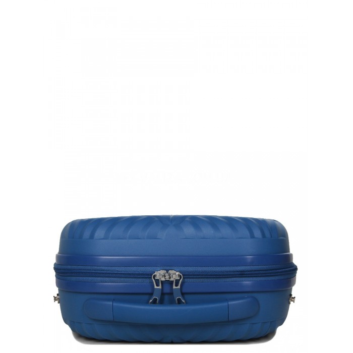 Кейс(ручна поклажа) поліпропілен синій 37х31х17/15л/1.1кг/Airtex 639, фото 6