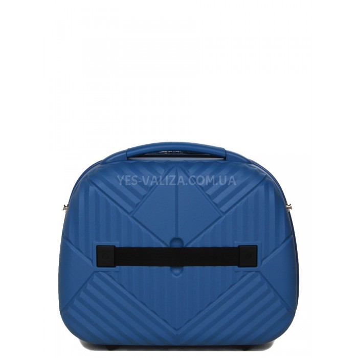 Кейс(ручна поклажа) поліпропілен синій 37х31х17/15л/1.1кг/Airtex 639, фото 3