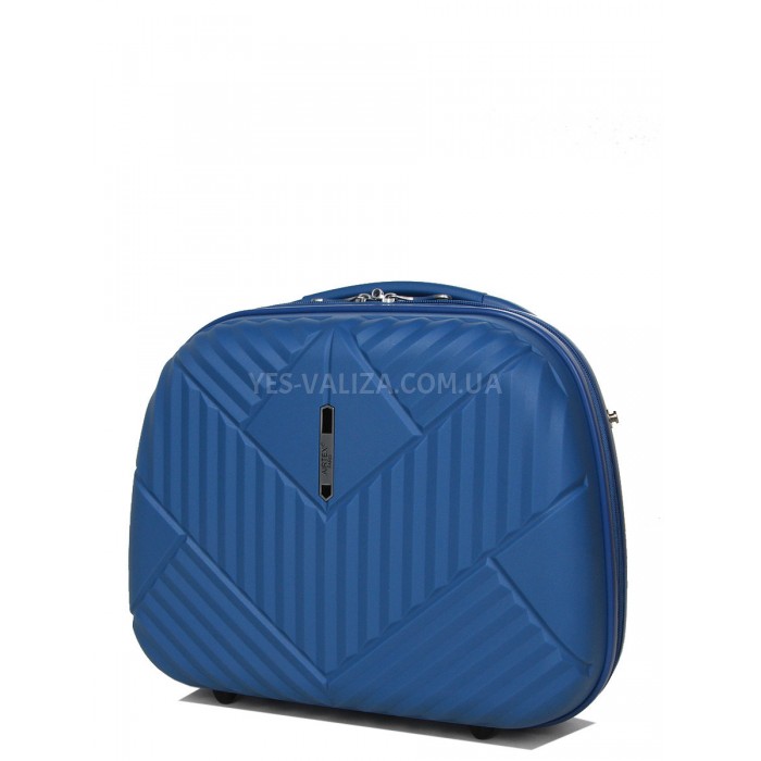 Кейс(ручна поклажа) поліпропілен синій 37х31х17/15л/1.1кг/Airtex 639, фото 1