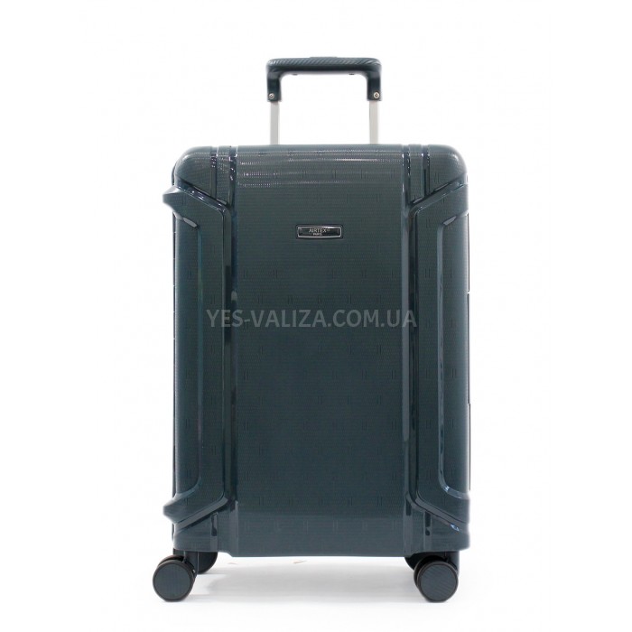 Чемодан малый S полипропилен зелёный 55х36х21см/33л/3.45кг/Airtex 645, фото 8