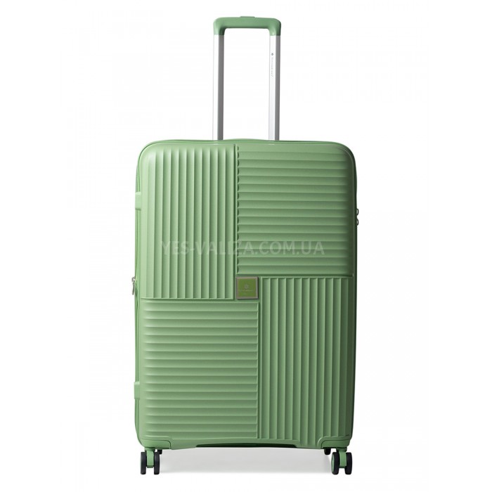 Чемодан большой L полипропилен зел 76х52х31(+5)см/125л/4.6кг/Snowball, фото 2