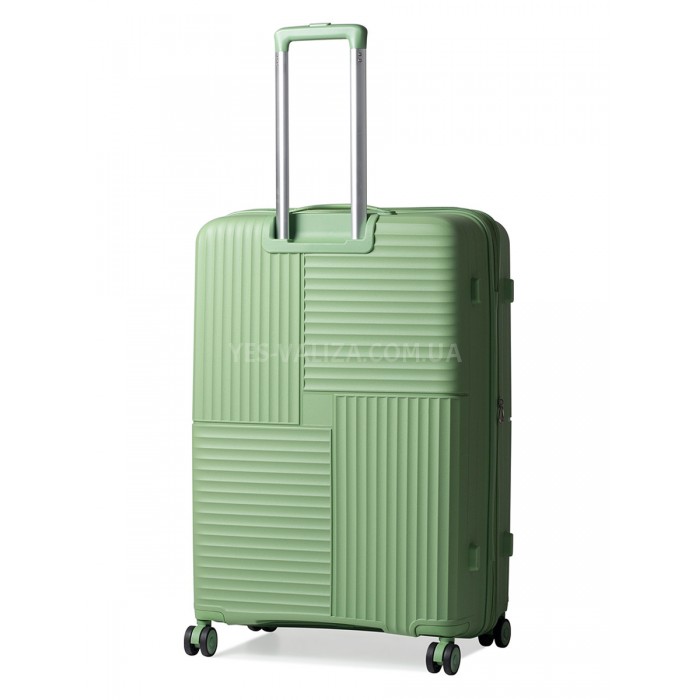 Валіза велика L поліпропілен зелений 76х52х31(+5)см/125л/4.6кг/Snowbal, фото 3