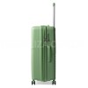 Валіза велика L поліпропілен зелений 76х52х31(+5)см/125л/4.6кг/Snowbal, фото 14