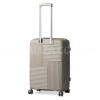 Чемодан средний M полипропилен шампань 66х46х27+5см/84л/3.7кг/Snowball, фото 13