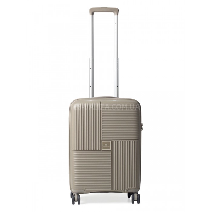 Валіза ручна поклажа поліпропілен шампань 55х36х20см/35л/2.7кг/Snowbal, фото 2