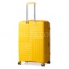 Валіза велика L поліпропілен жовта 76х52х31(+5)см/125л/4.6кг/Snowball, фото 13