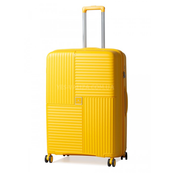 Валіза велика L поліпропілен жовта 76х52х31(+5)см/125л/4.6кг/Snowball, фото 1