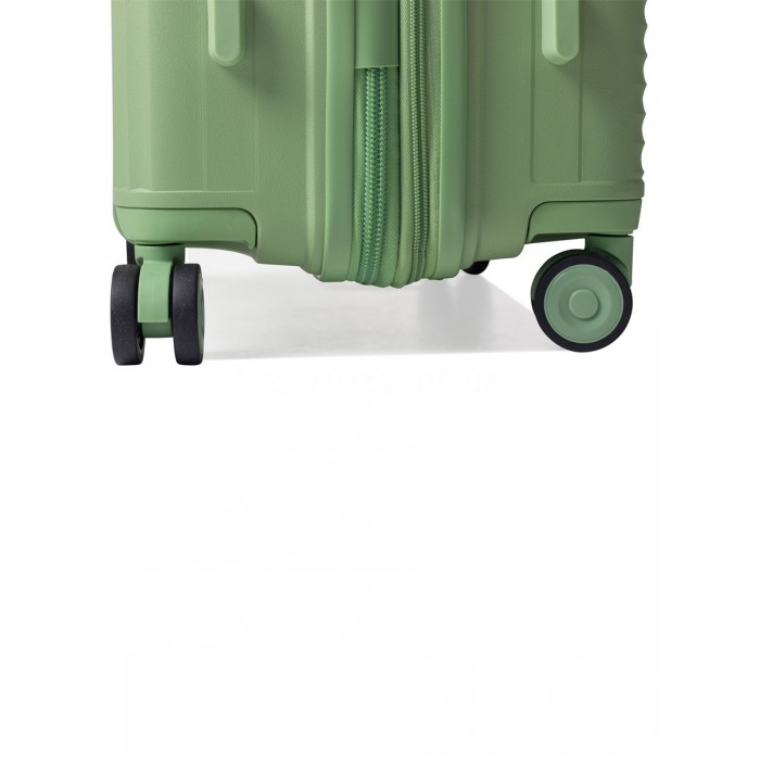 Чемодан средний M полипропилен зелёный 66х46х27+5см/84л/3.7кг/Snowball, фото 9