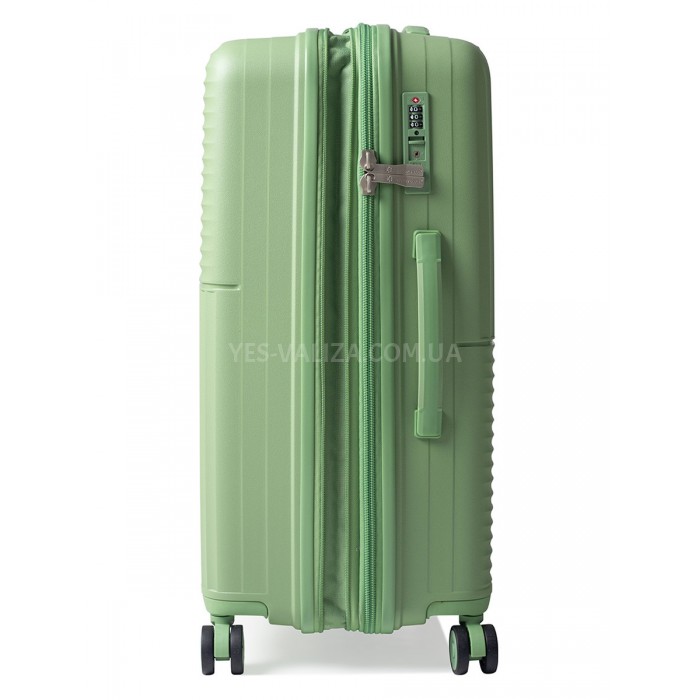 Валіза середня M поліпропілен зелена 66х46х27(+5)см/84л/3.7кг/Snowball, фото 6