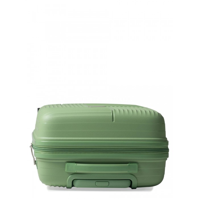 Чемодан ручная кладь полипропилен зелёный 55х36х20см/35л/2.7кг/Snowbal, фото 6