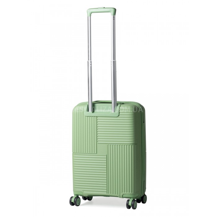 Валіза ручна поклажа поліпропілен зелена 55х36х20см/35л/2.7кг/Snowball, фото 3