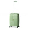 Валіза ручна поклажа поліпропілен зелена 55х36х20см/35л/2.7кг/Snowball, фото 10
