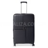 Валіза велика L поліпропілен чорна 76х52х31(+5)см/125л/4.6кг/Snowball, фото 12