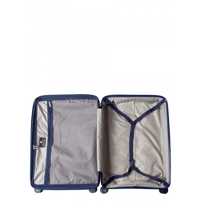 Чемодан большой L полипропилен синий 76х52х31+5см/125л/4.6кг/Snowball, фото 10