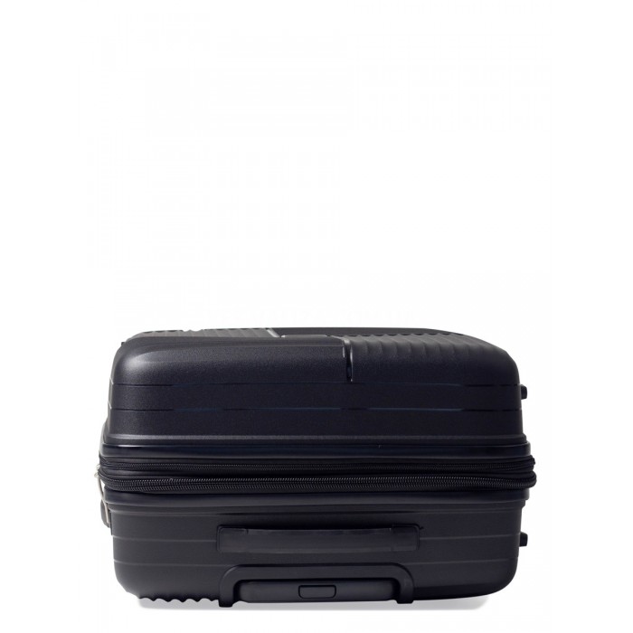 Чемодан средний M полипропилен чёрный 66х46х27+5см/84л/3.7кг/Snowball, фото 8