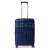 Валіза середня M поліпропілен синя 66х46х27(+5)см/84л/3.7кг/Snowball, фото 12