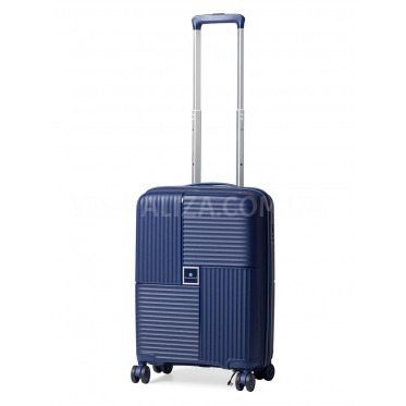 Валіза ручна поклажа S поліпропілен синя 55х36х20см/35л/2.7кг/Snowball