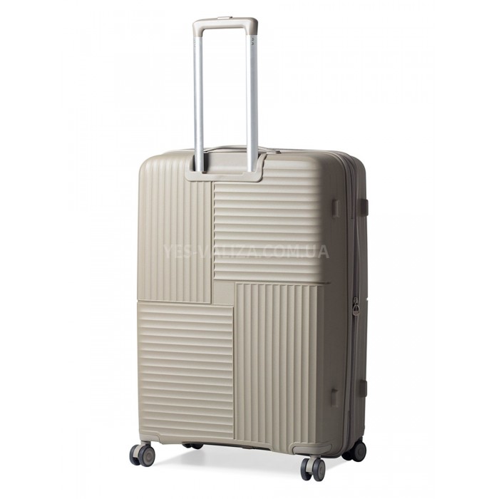 Валіза велика L поліпропілен шампань 76х52х31(+5)см/125л/4.6кг/Snowbal, фото 3