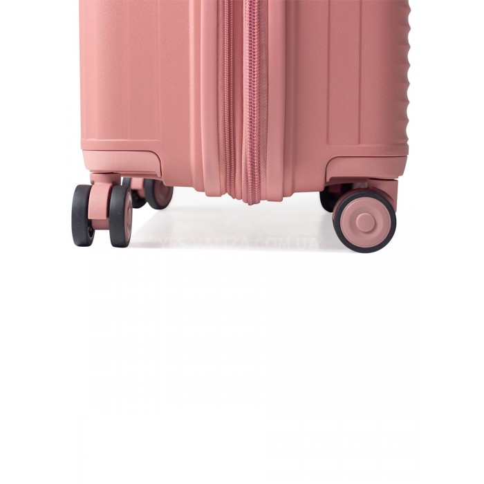 Чемодан средний M полипропилен пудра 66х46х27(+5)см/84л/3.7кг/Snowball, фото 6