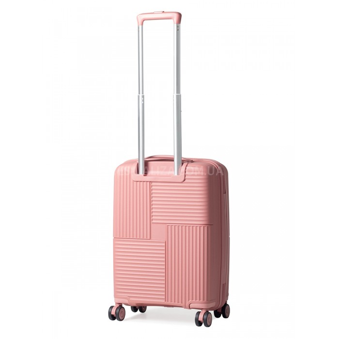 Валіза ручна поклажа S поліпропілен пудра 55х36х20см/35л/2.7кг/Snowbal, фото 3