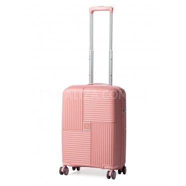 Чемодан ручная кладь S полипропилен пудра 55х36х20см/35л/2.7кг/Snowbal