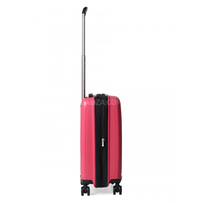 Чемодан малый S полипропилен розовый 55х40х25+5см/52л/3.2кг/Airtex 241, фото 4