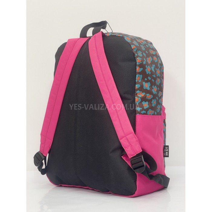 Рюкзак (ручная кладь) ткань розовый 40x30x20см/24л/0.5кг/Fly 777, фото 4