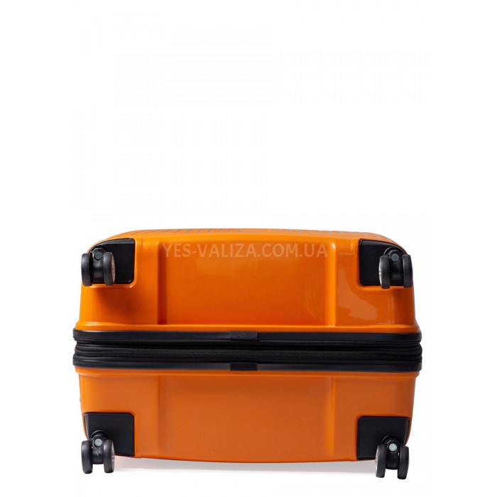 Валіза велика L поліпропілен оранж 78х54х36+5см/153л/4.9кг/Airtex 241, фото 8