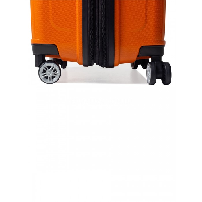 Валіза велика L поліпропілен оранж 78х54х36+5см/153л/4.9кг/Airtex 241, фото 9