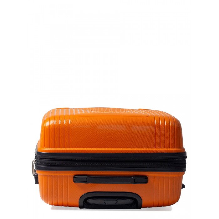 Валіза середня M поліпропілен помаранч 68х47х33+5/102л/3.9кг/Airtex241, фото 8