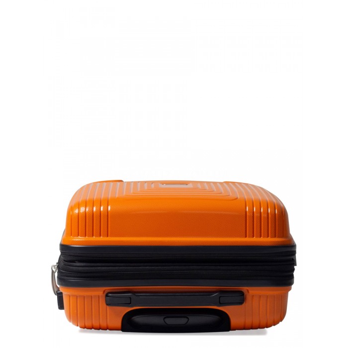 Чемодан малый S полипропилен оранж 55х40х25(+5)см/52л/3.2кг/Airtex 241, фото 6