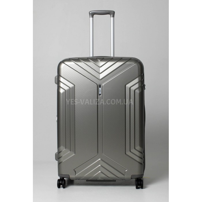 Валіза велика L полікарбонат золото 76х52х30(+5)см/125л/5кг/Airtex 641, фото 3