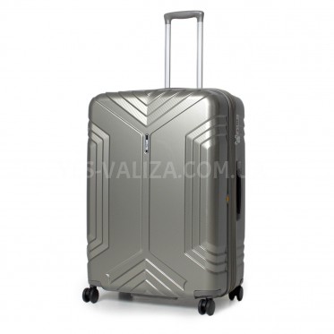 Валіза велика L полікарбонат золото 76х52х30(+5)см/125л/5кг/Airtex 641