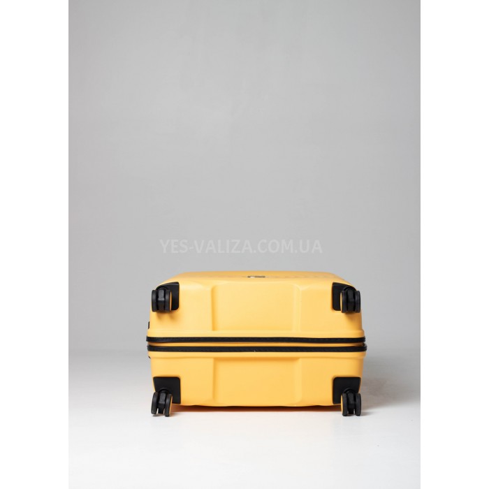 Валіза велика L поліпропілен жовта 76х52х30/107л/3.8кг/Snowball 35203, фото 7